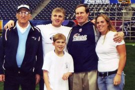 Bill Belichick and family