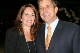 Beth Shuey and Sean Payton