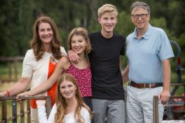 Bill Gates and family