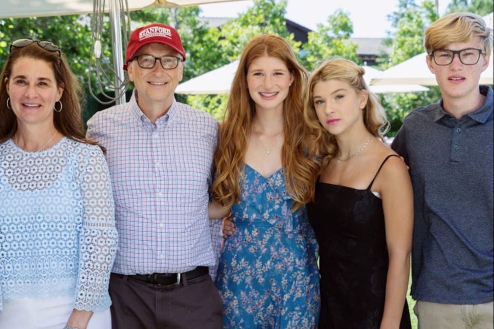 Bill Gates and family