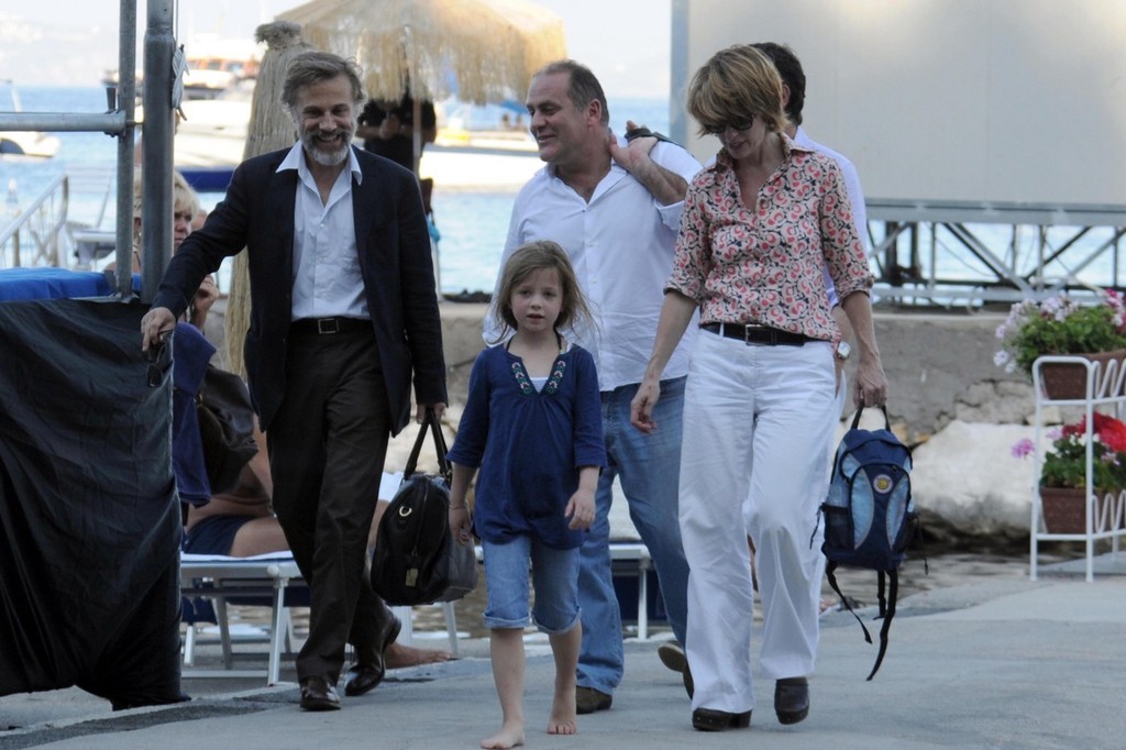 Christoph Waltz and family