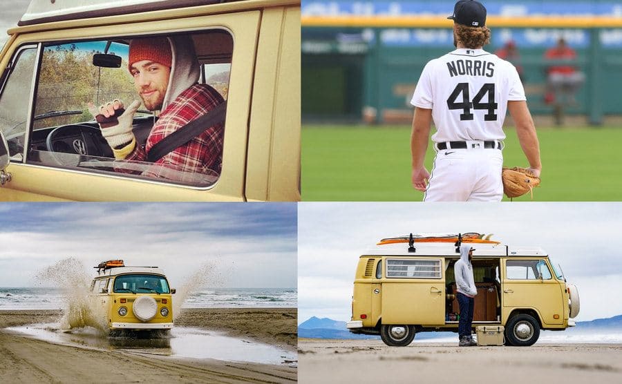 Daniel Norris's van house