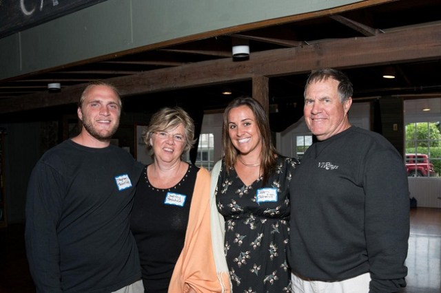 Debby, Bill Belichick and children