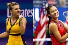Emma Raducanu And Simona Halep At Indian Wells
