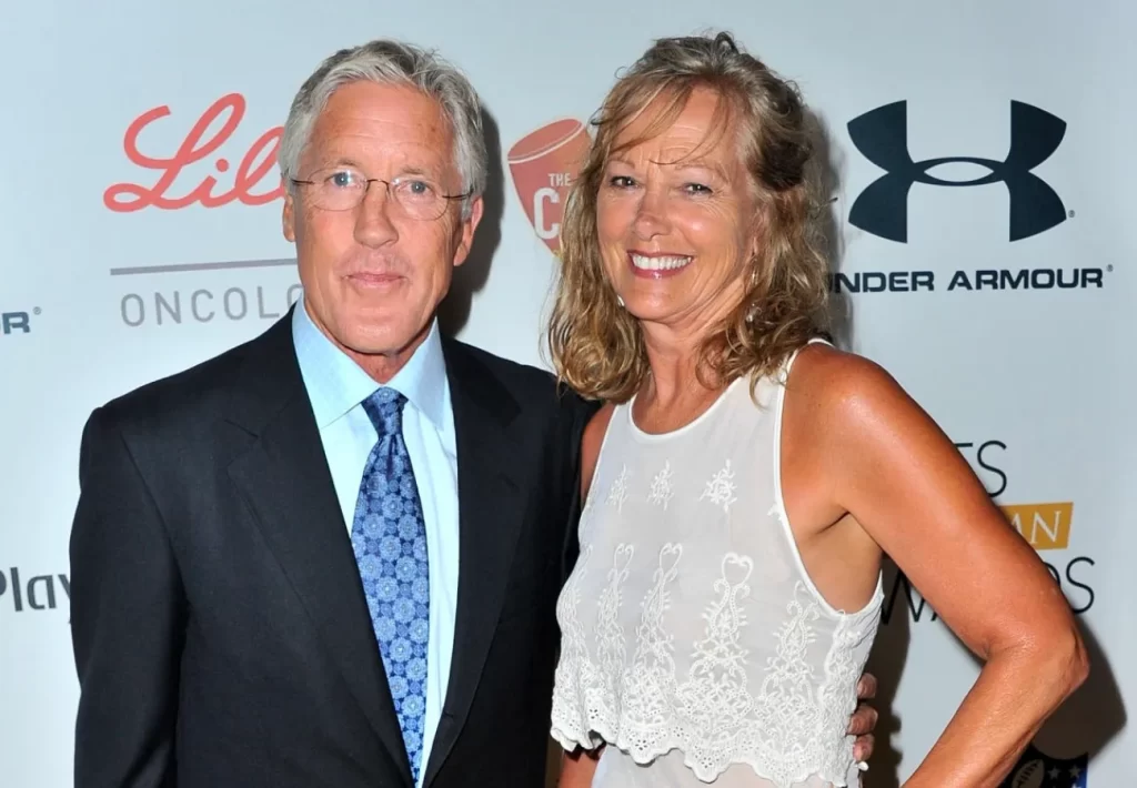 Glena and Pete Carroll