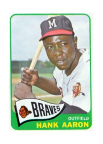Hank Aaron Baseball Card