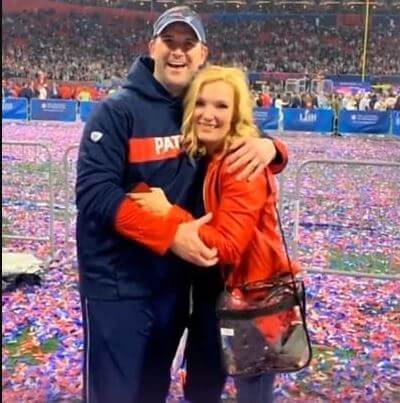 Joe Judge and Amber