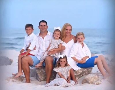 Joe Judge and family