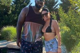 Fletcher Cox and Kaycee Marchetti