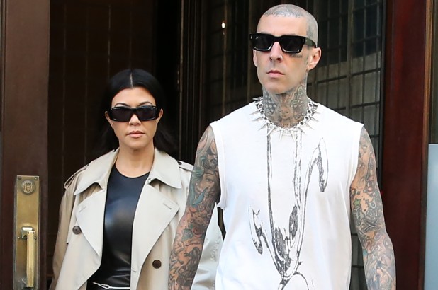 Kourtney Kardashian and Travis Barker