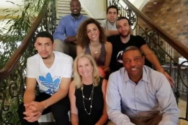 Kristen Rivers and family