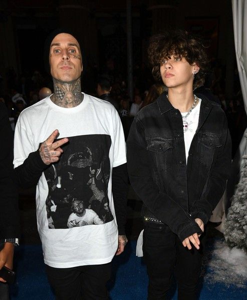 Landon Asher Barker and Travis Barker