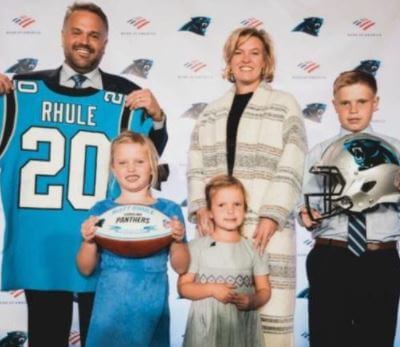Matt Rhule and family