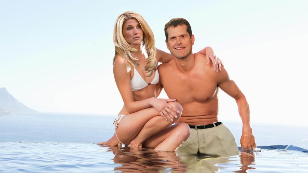 Miah and Jim Harbaugh