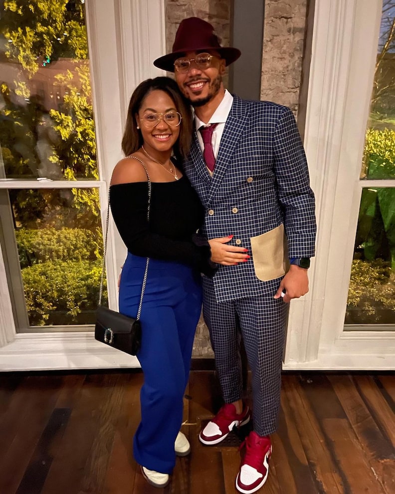 Mookie Betts and Brianna Hammond