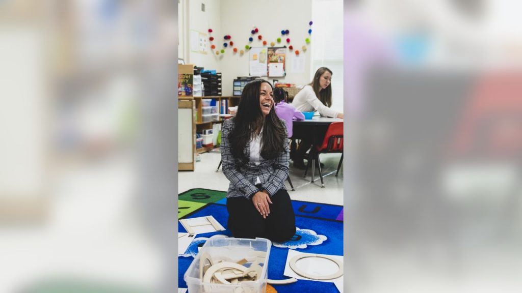 Nicole Tepper visits Central Child Development Centre