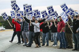 Why did John Deere employees go on strike?