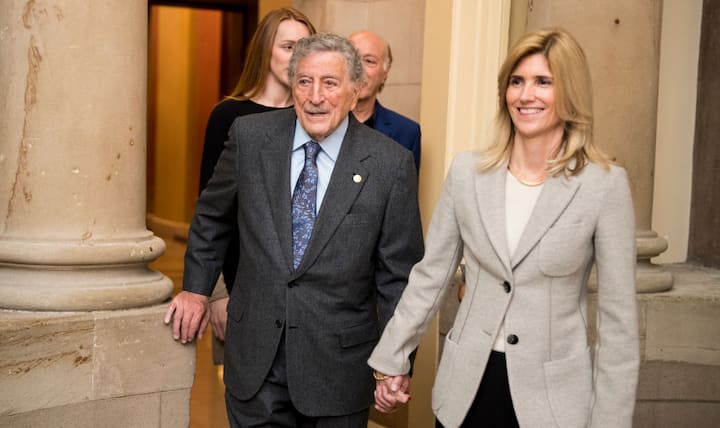 Susan Crow and Tony Bennett