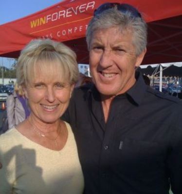 Wendy Pearl and Pete Carroll