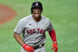What team drafted Rafael Devers? How old was Rafael Devers when he made his MLB debut?