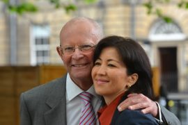 How many wives did Wilbur Smith have?