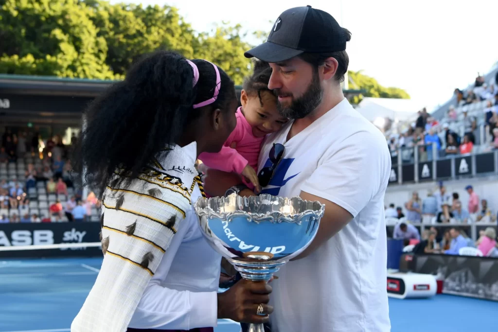 Alexis Ohanian, Serena Williams and their daughter