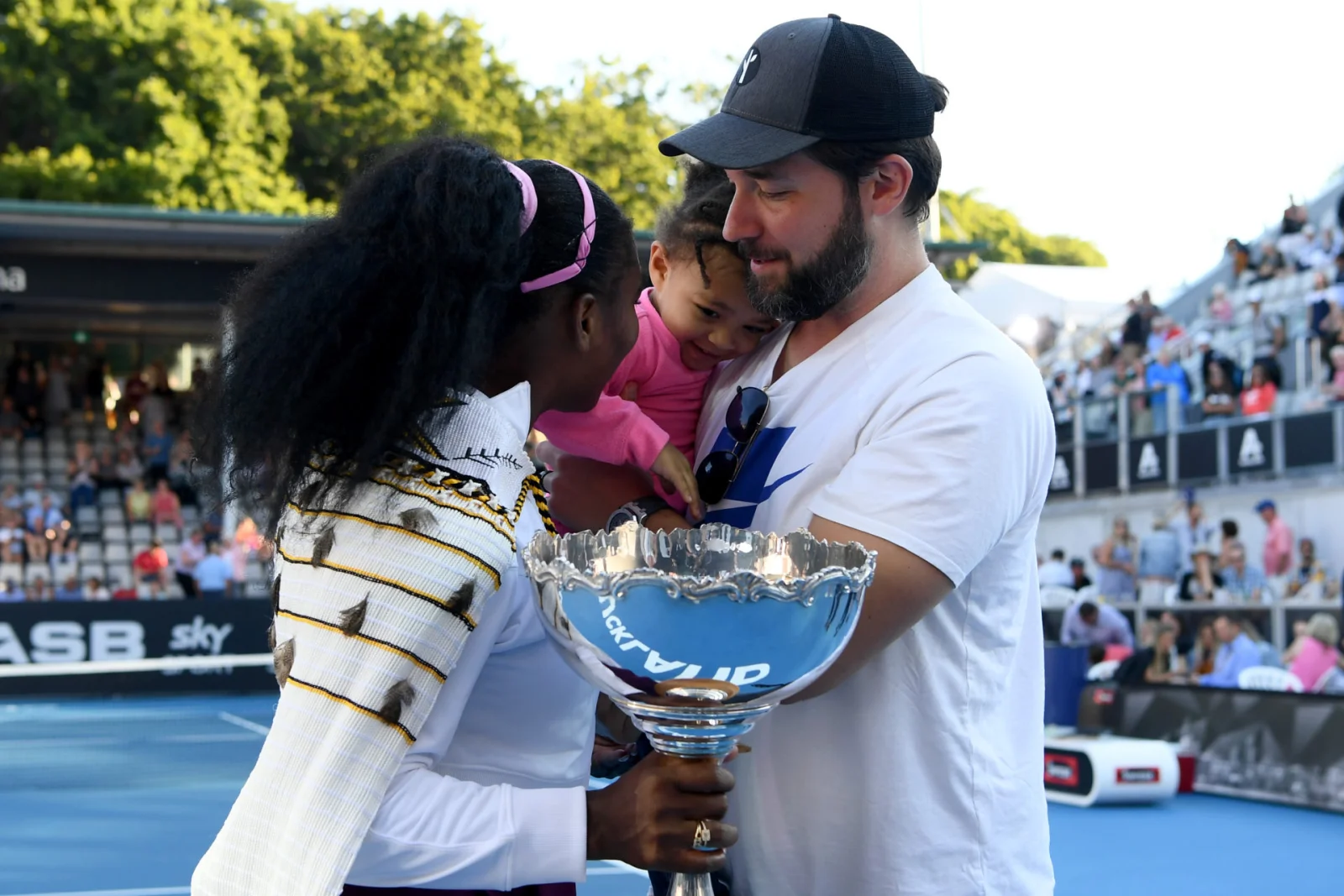 Alexis Ohanian, Serena Williams and their daughter