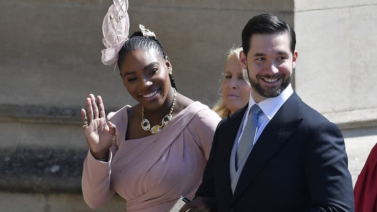 Alexis Ohanian and Serena Williams