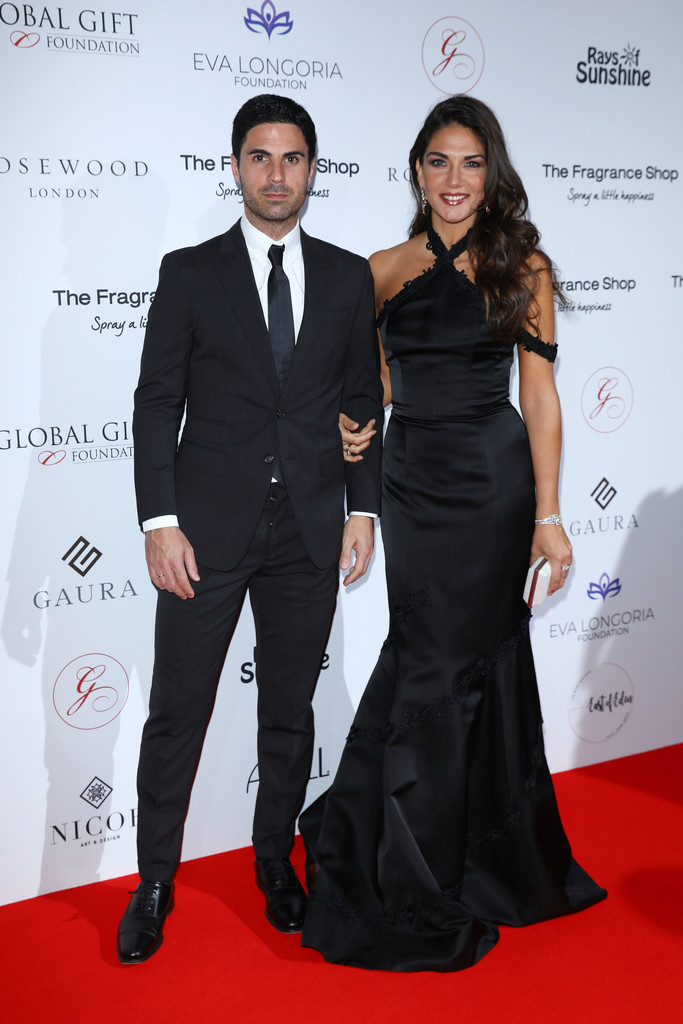 Mikel Arteta and Lorena Bernal