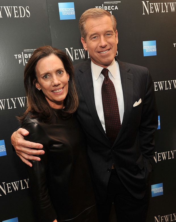 Brian Williams and wife, Jane Stoddard