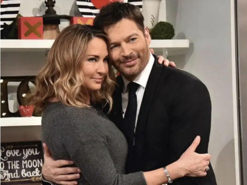 Jill Goodacre and Harry Connick Jr