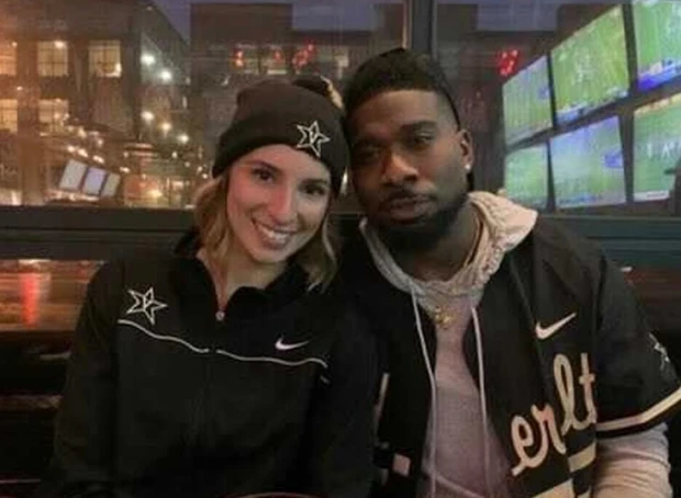 Kristin Evans and Zac Stacy