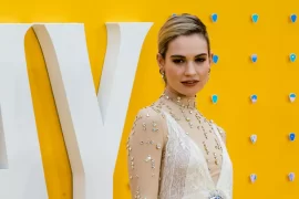 Does Lily James have a baby?