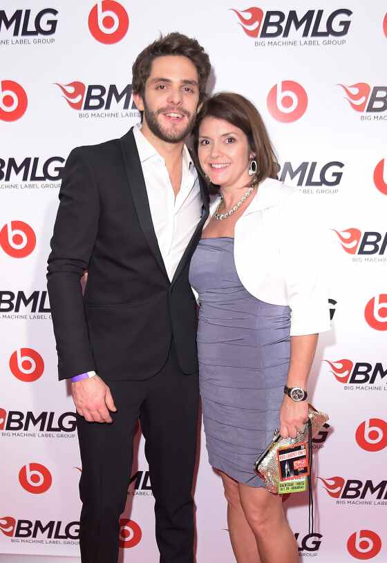 Paige Braswell and Thomas Rhett Akins