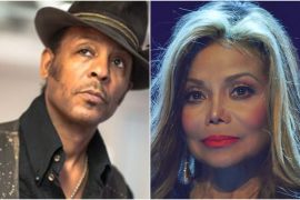 How is Jeffrey Daniel related to Latoya Jackson?