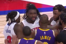 What did LeBron do to Isaiah Stewart? Did Isaiah Stewart get ejected? What is Isaiah Stewart career high?