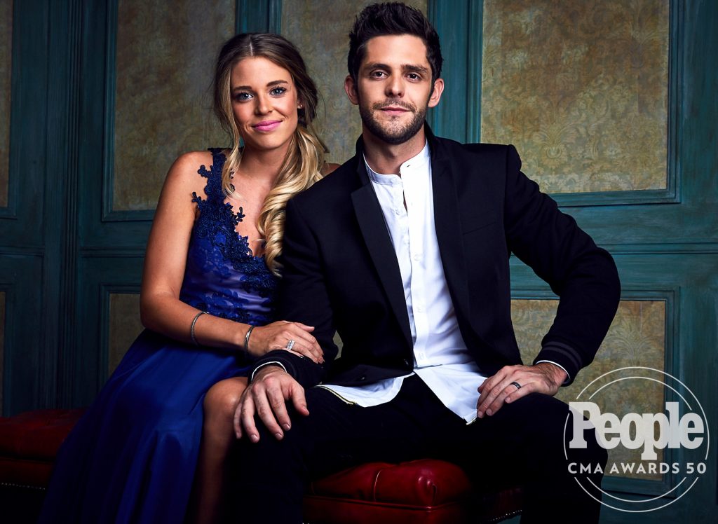 Lauren Akins and Thomas Rhett 