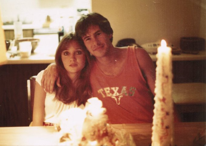 Young Cecelia and Greg Abbott