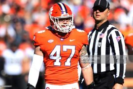 How many years has James Skalski played at Clemson?