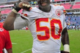 Justin Houston Store, Free Agent, Lions, Current team, 40 yard dash time, Weight, Education, Instagram