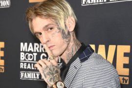 What did Aaron Carter do to his face?