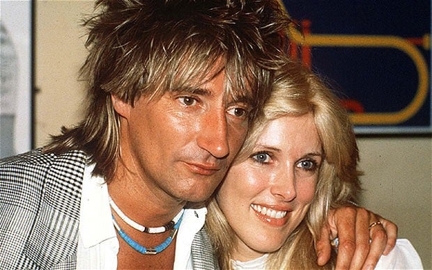 Alana Stewart and Rod Stewart
