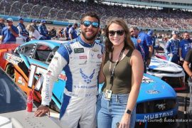Are Bubba Wallace and Amanda Carter still together?