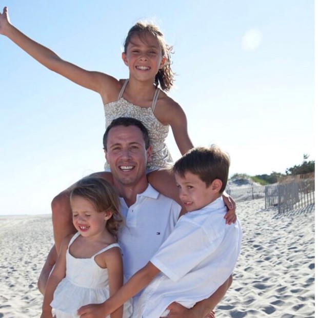 Chris Cuomo and his family