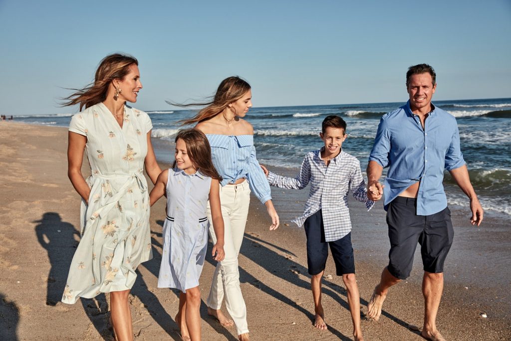 Chris Cuomo and his family