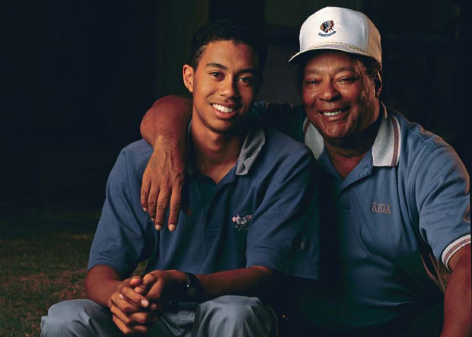 Tiger and Earl Woods