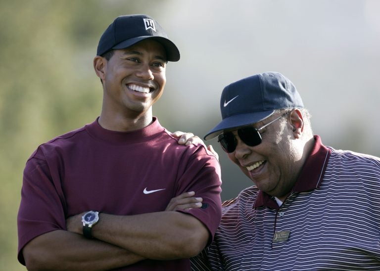 Tiger and Earl Woods