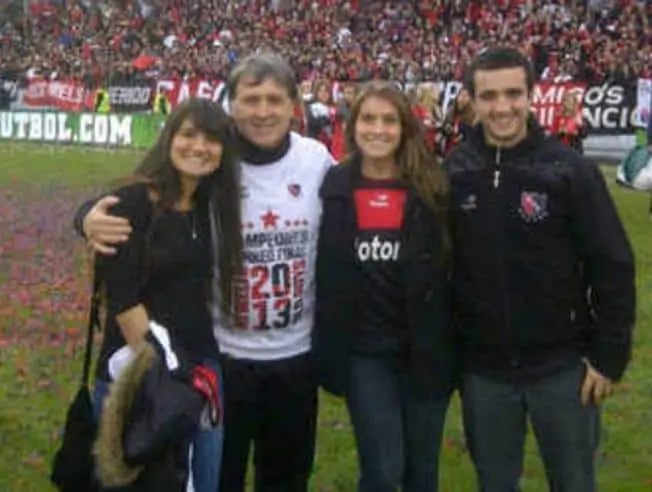 Gerardo Martino and his family