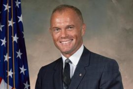 What did John Glenn say when he stepped on moon?