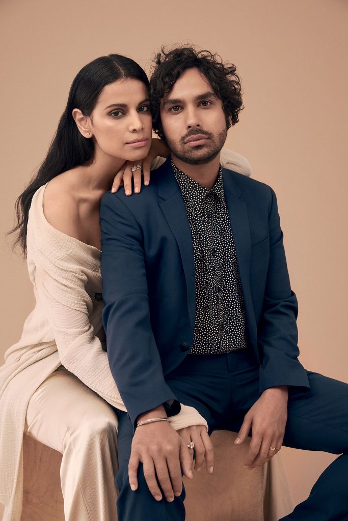 Kunal Nayyar and Neha Kapur